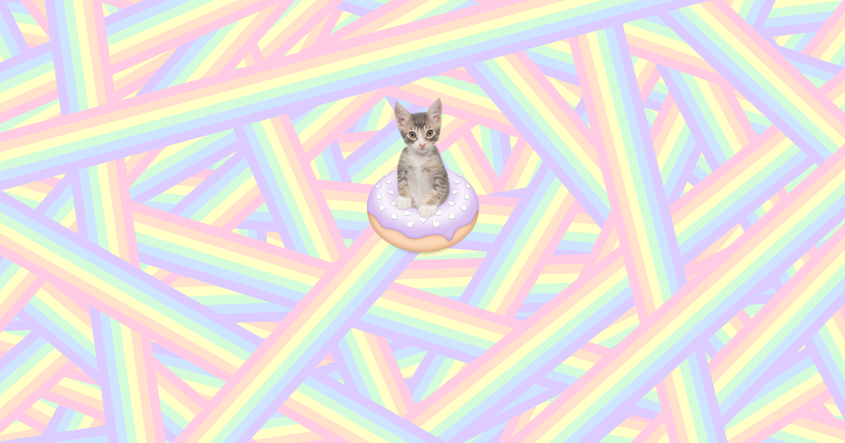 Doughnut Kitten by Tania Hennessy